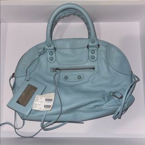 Balenciaga Bowling Class Stud Purse